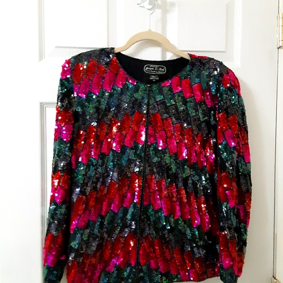 Vintage Jean for Joseph Le Bon Size M Silk Jacket - Picture 3 of 9